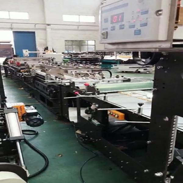 Shanghai UPG No.2 Sales Dept go testing the fully automatic medium-sealed bag making machine