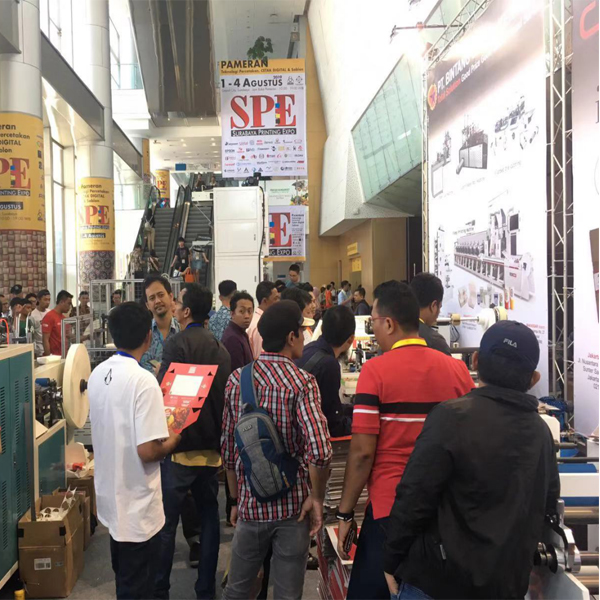  UP Group in SPE Printing Exhibition in Surabaya, Indonesia.