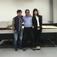 UP Group installed laser cutting machine and trained customer’s operators successfully!