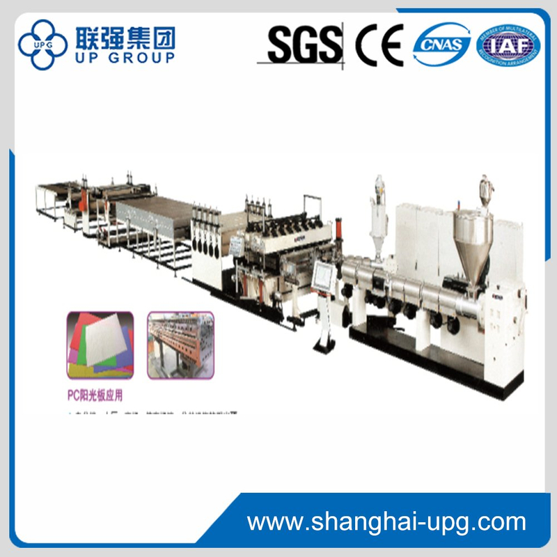 LQ-PC/PP/PE Hollow Cross Section Plate Extrusion Line