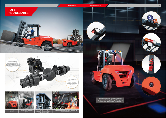 CPCD50-W2K2 5 Tons Forklift