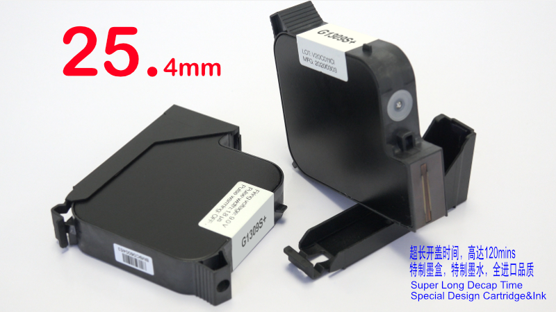 1 inch solvent inkjet cartridge 309S+ for TIJ online/handhold printer