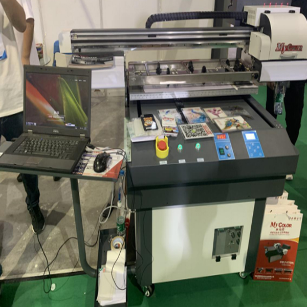 Yiwu Internationl Expo center uv plate printer inspecting