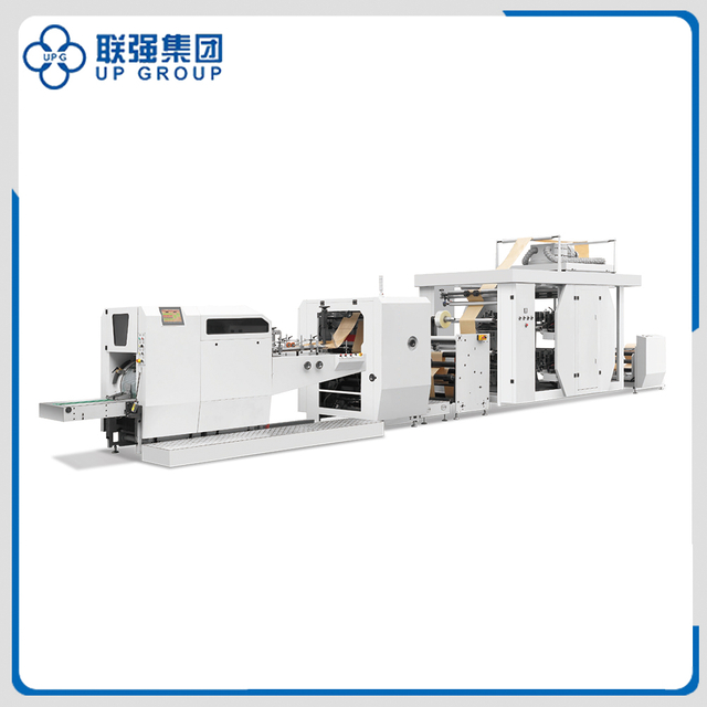ZHJD-G350 Fully Automatic High Speed Flat Bottom Paper Bag Machine with 2/4 Colours Printer Machine Inline