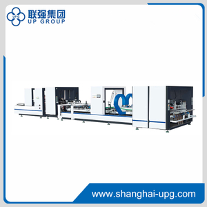 LQ-XJHD P Series Digital Creasing Folder Gluer and Stitching Machine for High-Volume Bottled Boxes