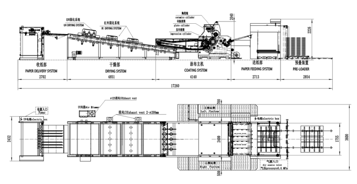 LQ-UST-145GW/165GW Automatic High-Speed Spot and Full UV Coating Machine with Swing-Down Transfer