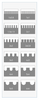 LQ-WL Square Teeth Perforation Cutting Rules for Paper Bill Die Cutting