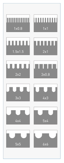 LQ-WL Square Teeth Perforation Cutting Rules for Paper Bill Die Cutting
