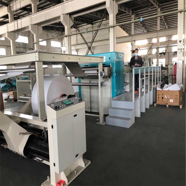  High speed paper sheeting machine inspection