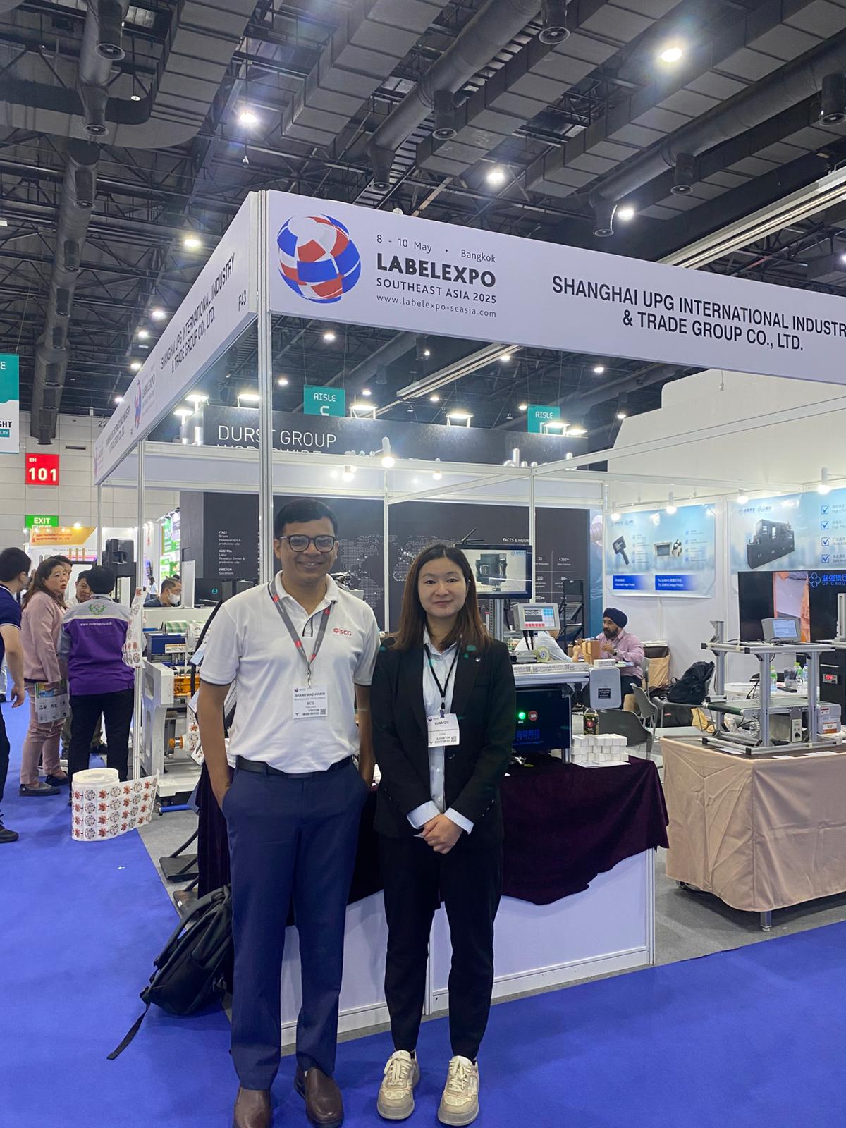 UPG & UPG MAT team joined the Labelexpo Southeast Asia successfully