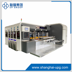 LQ-CG-920 Top-Printing Whole Process Vacuum Transfer 3 Colors Water-Base Flexo Printer Stacker