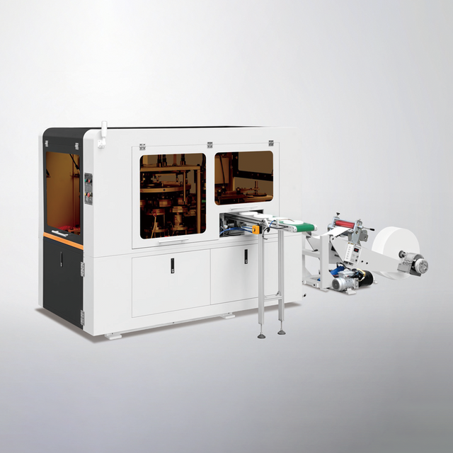 LQPJ-145F Single Sheet Paper Feeding Square Lid Forming Machine
