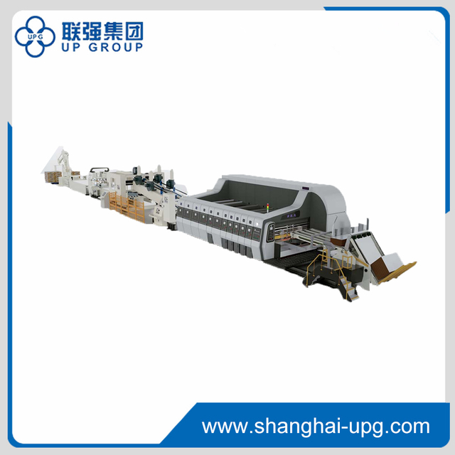 LQKM 2-Colors Flexo Printer Die Cutting Glue in line (Top-Printing Vacuum Adsorption Transport)