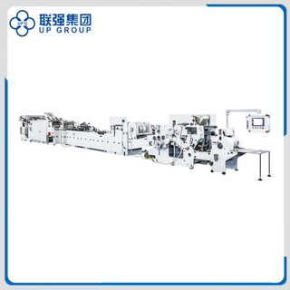 LQ-King Series L Sheet-Fed Square Bottom Paper Bag Making Machine with Top Card Insertion System