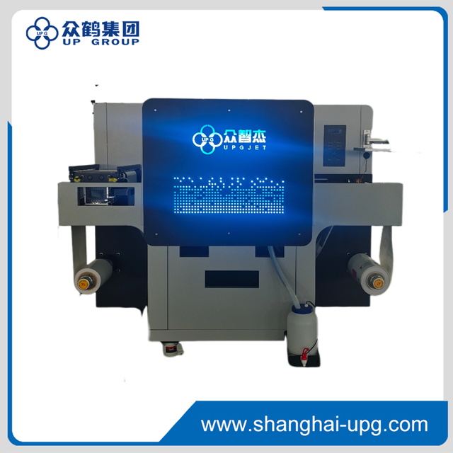 LQ-UL-MP330RU CMYK+W+V UV Label Printing Machine for Flexible Packaging Films