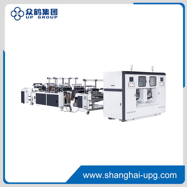 LQ-400*2 Automatic Double Line Rolling T-Shirt Bag Making Machine for Plastic Packaging